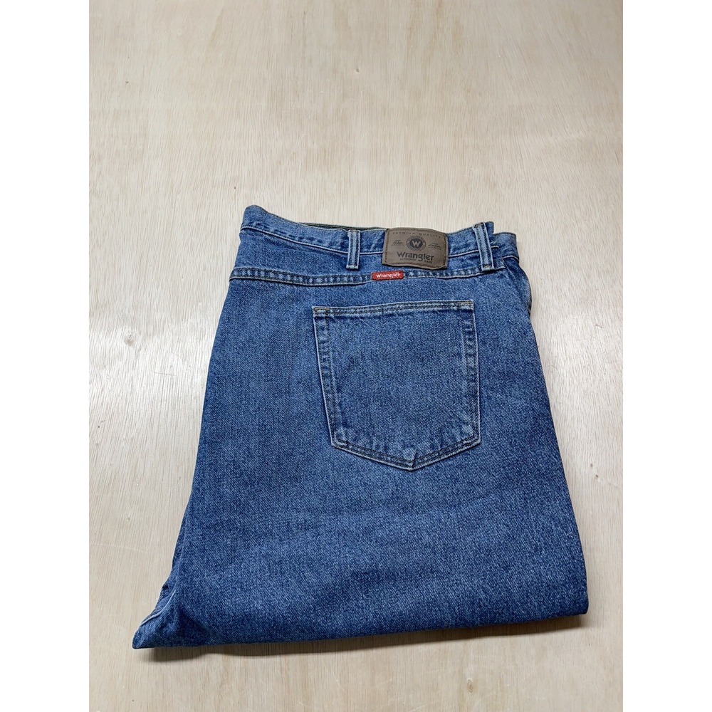 Wrangler Regular Fit Men's Jeans Blue 5 Star Premium Blue Denim Tag‎ 50x30